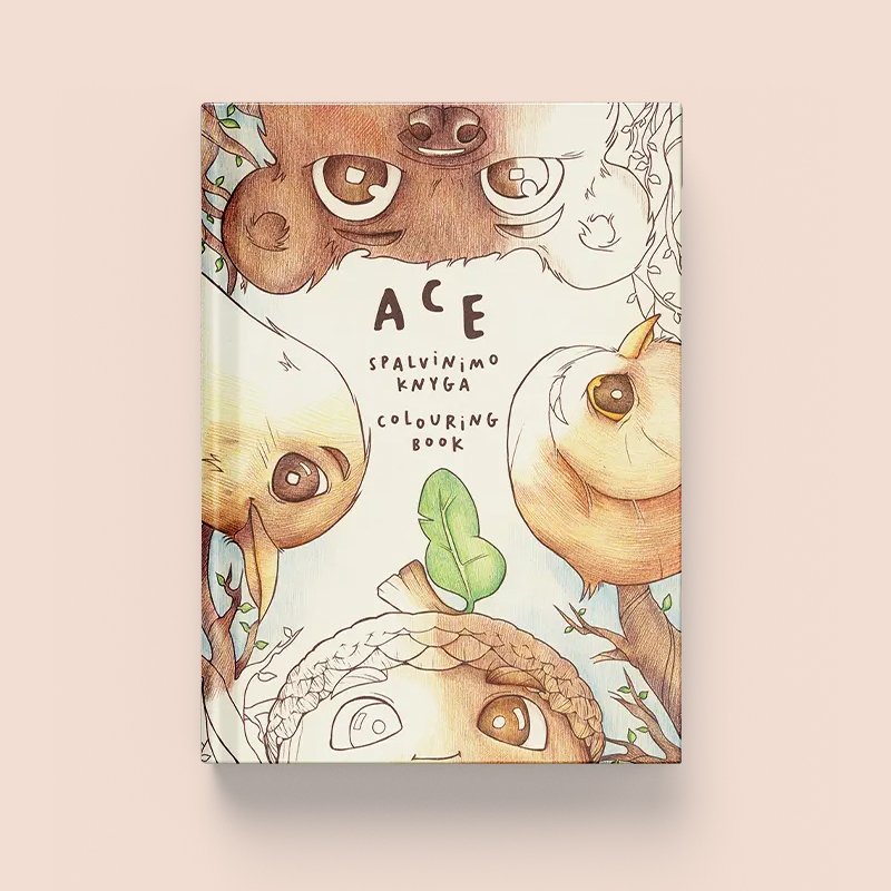 Ace Colouring Book cover