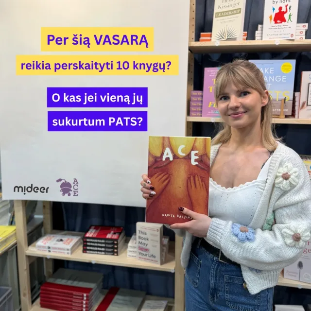 Kviečiu ne tik skaityti knygas, bet ir jas kurti su manimi! Šią…