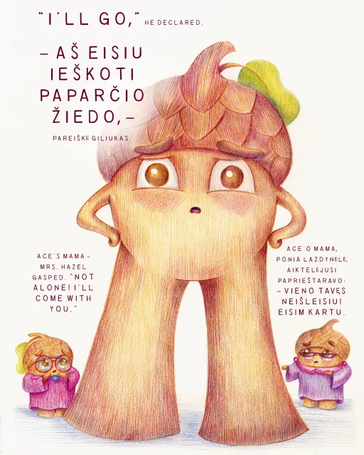 Giliuko Ace nuotykiai ieškant stebuklingojo paparčio žiedo 🌿 Ištrauka iš knygos „Ace…